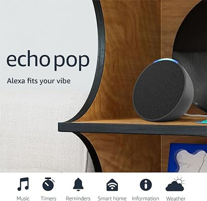 AMAZON ECHO POP C/ALEXA NEGRO AMAZON 1ERA GEN