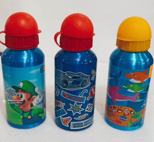 TERMO 400ML EN ALUMINIO DISEÑOS INFANTILES 21434