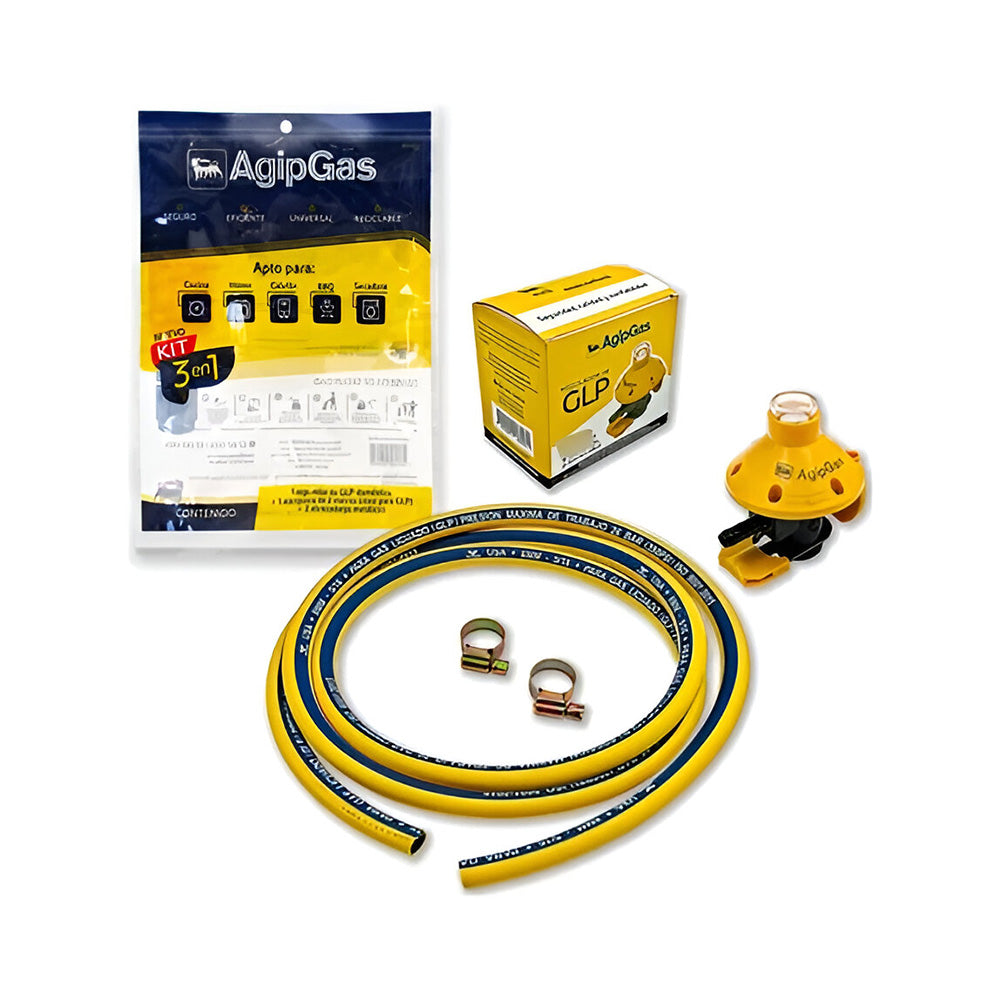 KIT REGULADOR 3 EN 1 AGIP GAS