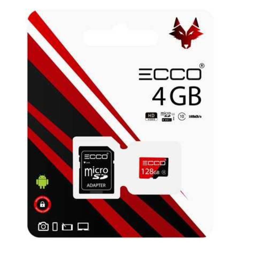 MICRO SD ECCO 4GB-16GB-32GB-64GB