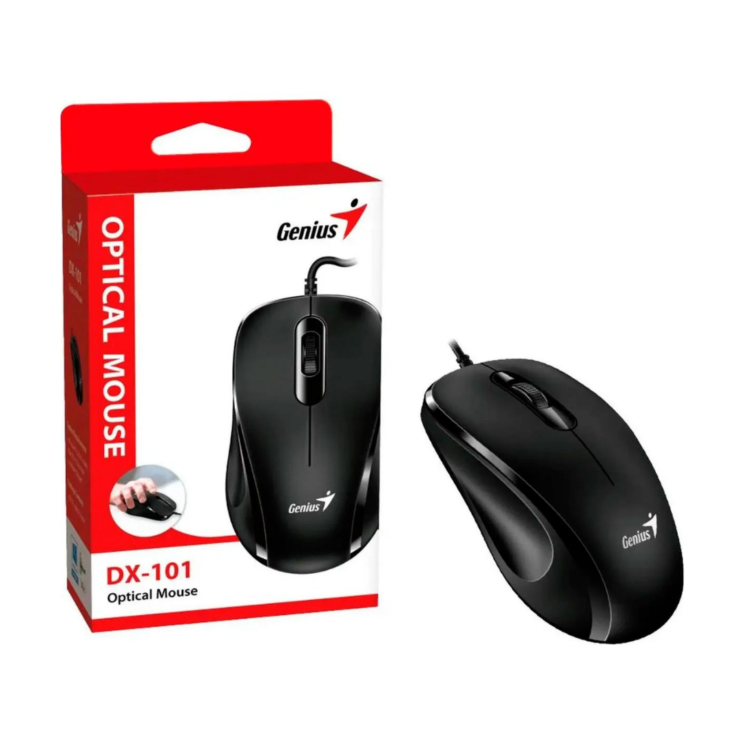 MOUSE USB CD-101 NEGRO/3 BOTONES GENIUS