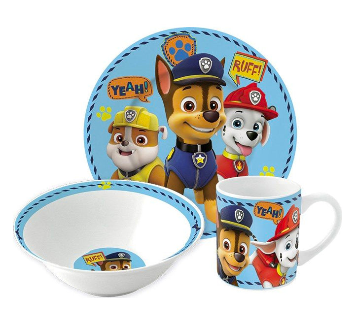 SET PLATO BOWL TAZA DISEÑOS INFANTILES 76755