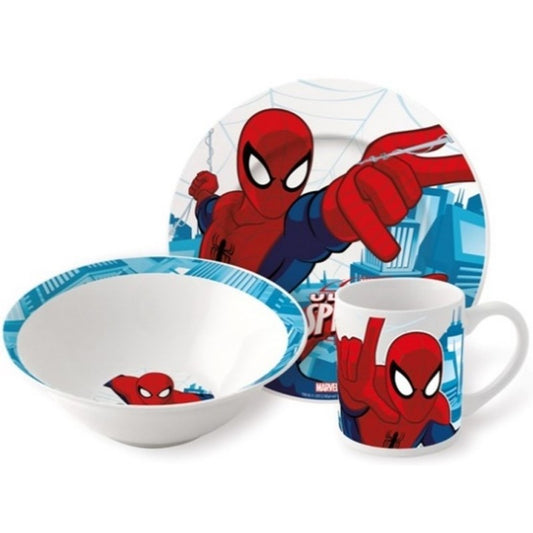 SET PLATO BOWL TAZA DISEÑOS INFANTILES 76755